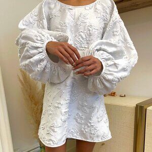 Arianne Elmy Good Luck Dress in All White